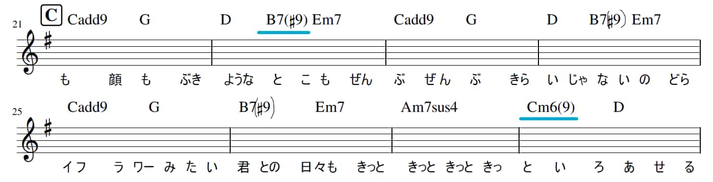 ドライフラワーサビ楽譜