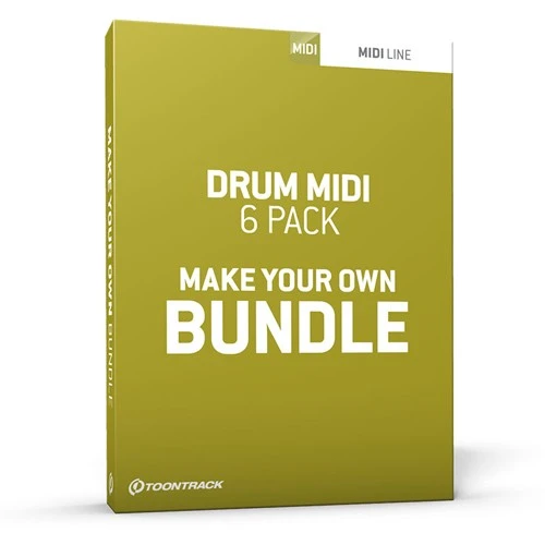 drum midi 6 pack bundle generic