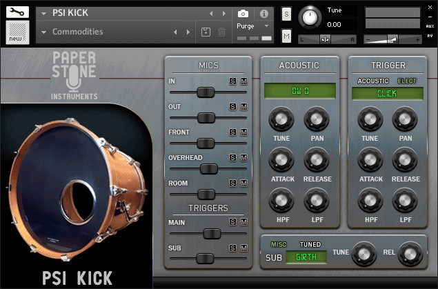 instruments psi kick