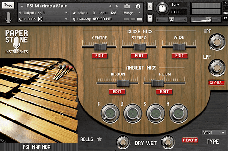 instruments marimba