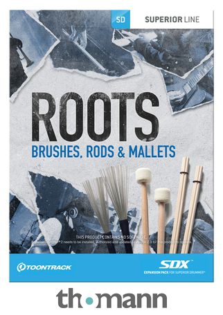 sdx roots-brushes, rods & mal.