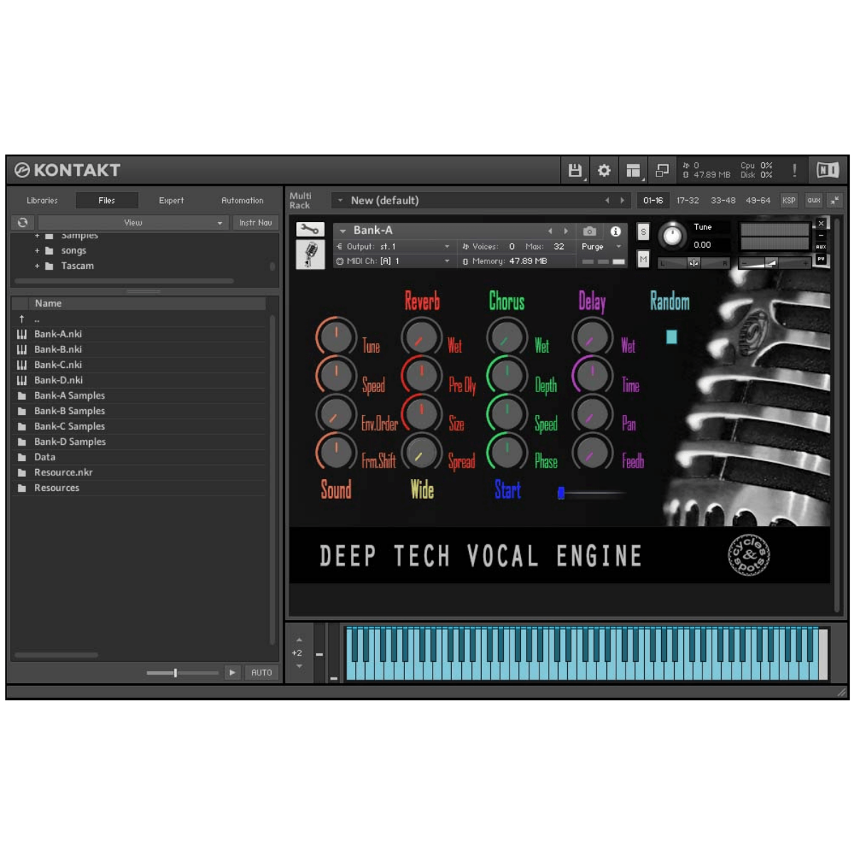 deep tech vocal engine