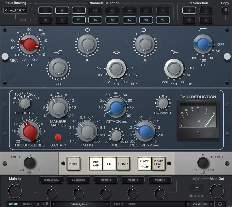 punch immersive channel strip