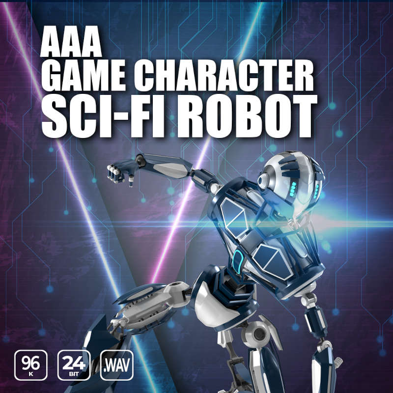 aaa game character sci-fi robot