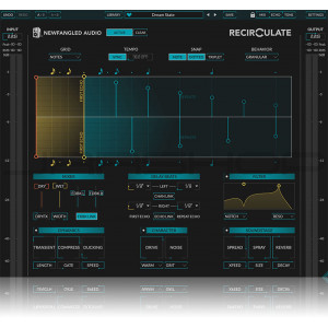 recirculate polyrhythmic feedback delay