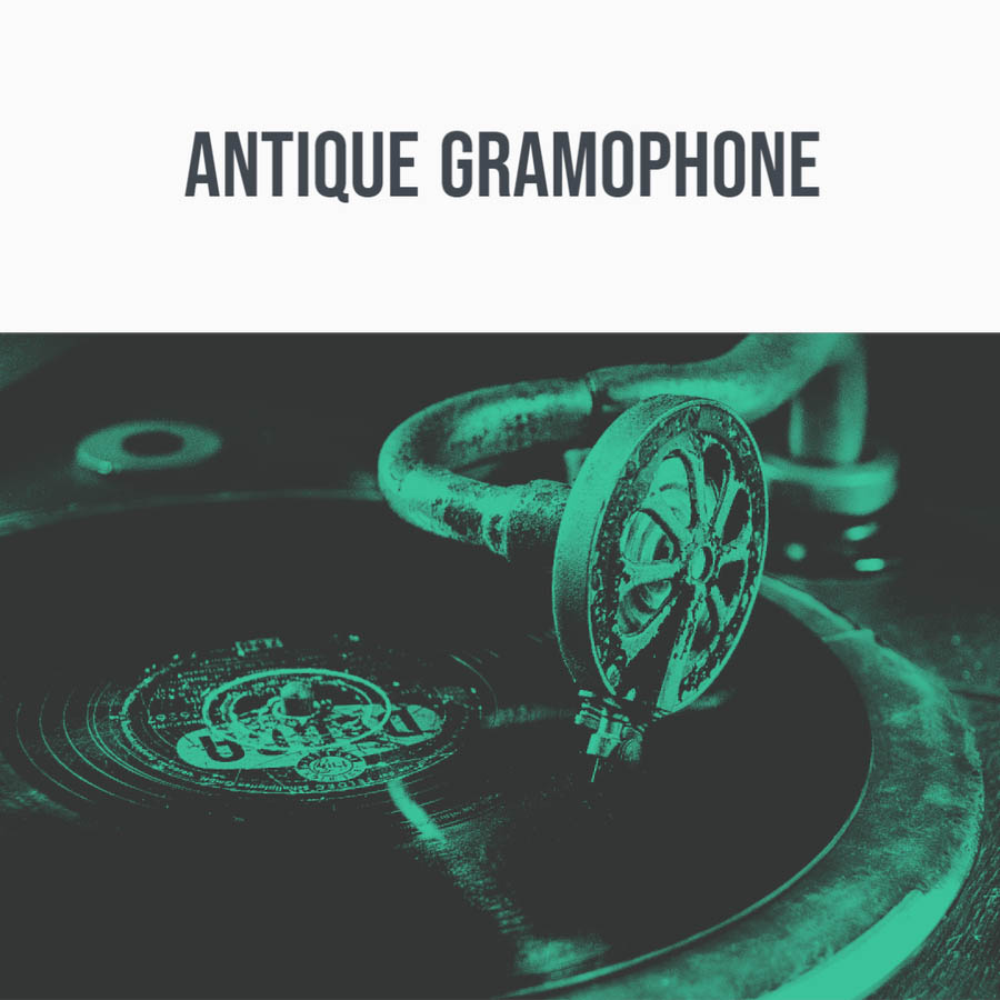 antique gramophone