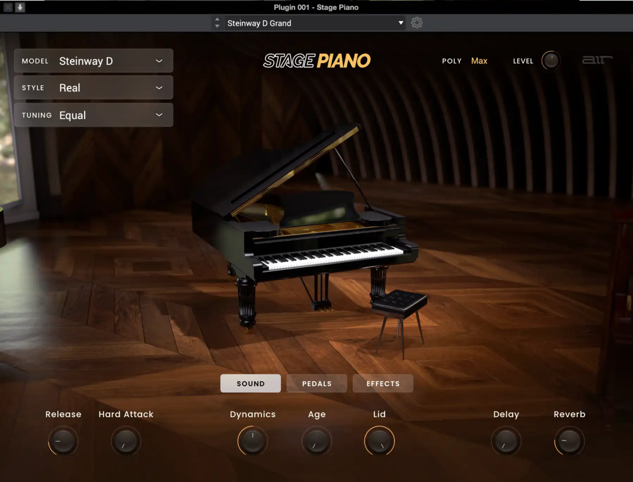 air music tech stage piano