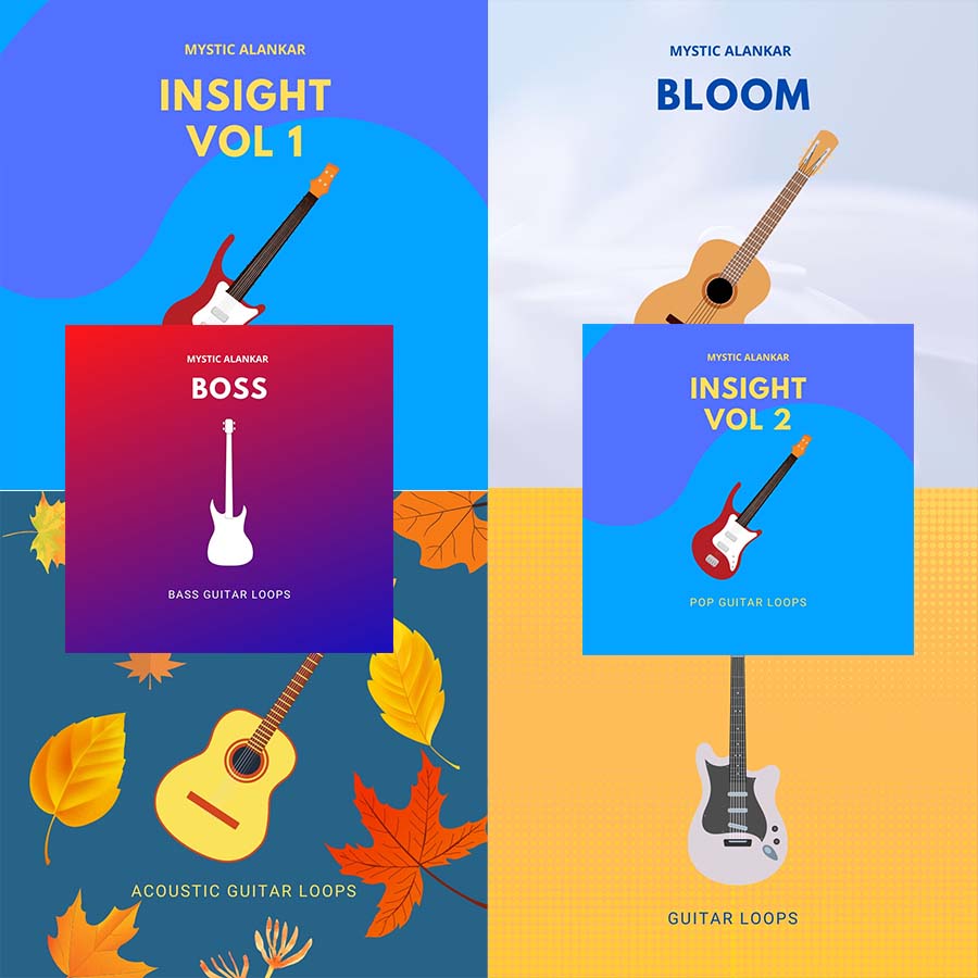 pop guitar loops bundle