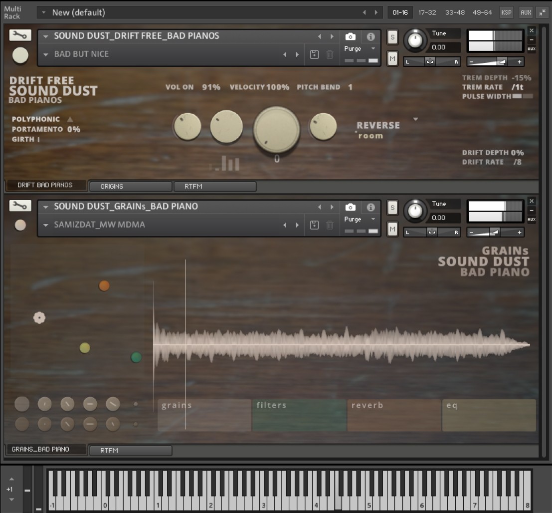 bad piano toolkit