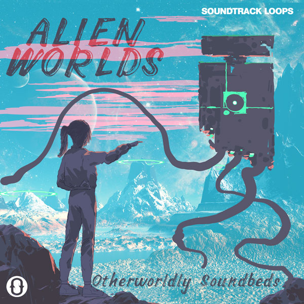 alien worlds retro scifi effects