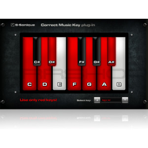 correct music key /scale