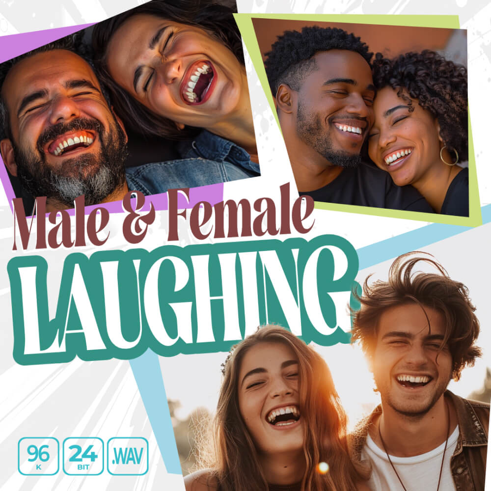 male and female laughing sfx