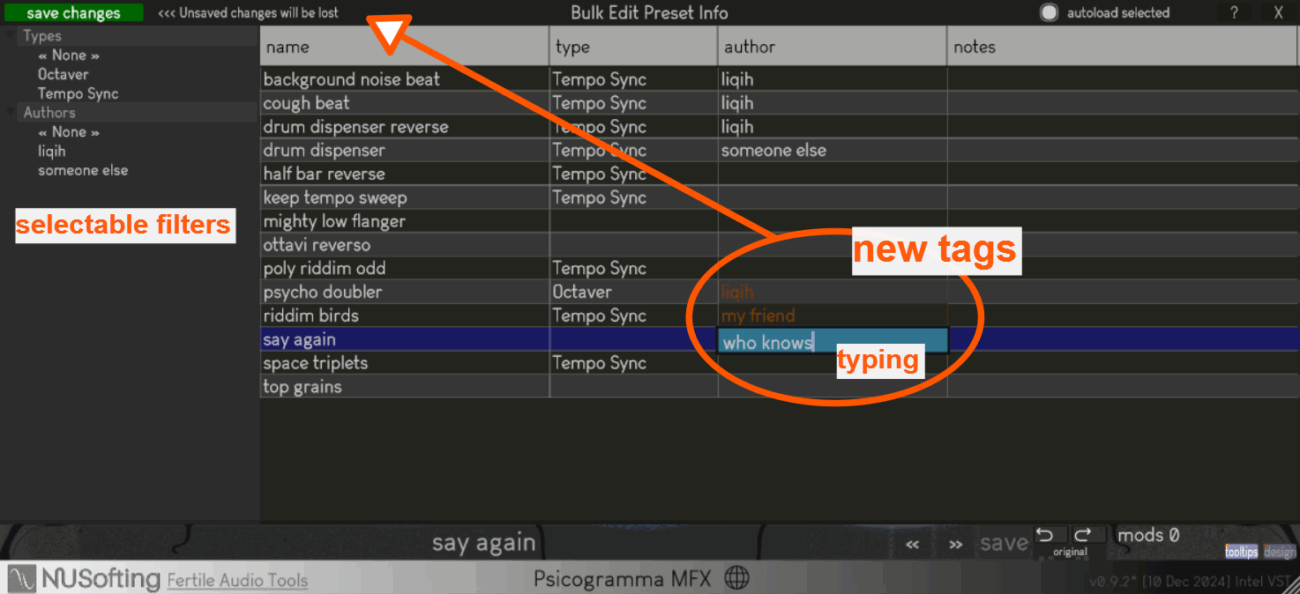 psicogramma mfx