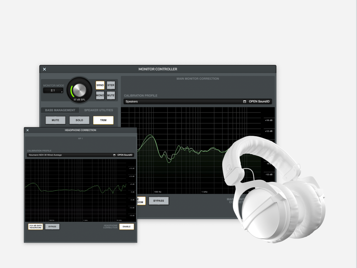 soundid ref for headphones with apollo