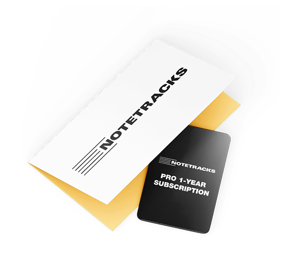 notetracks pro 1 year subscription