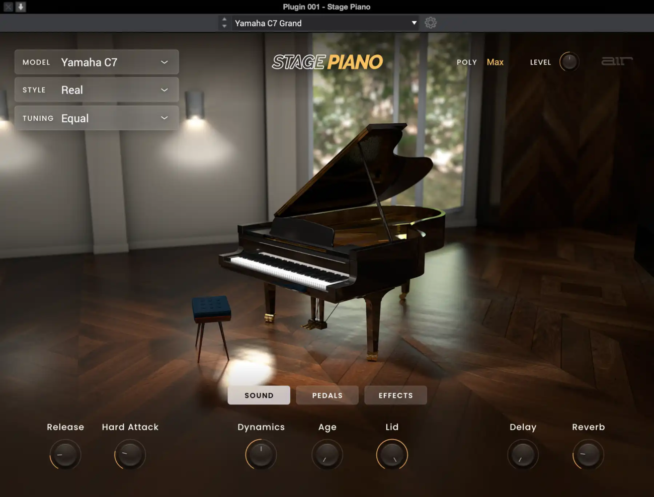 music tech stage piano