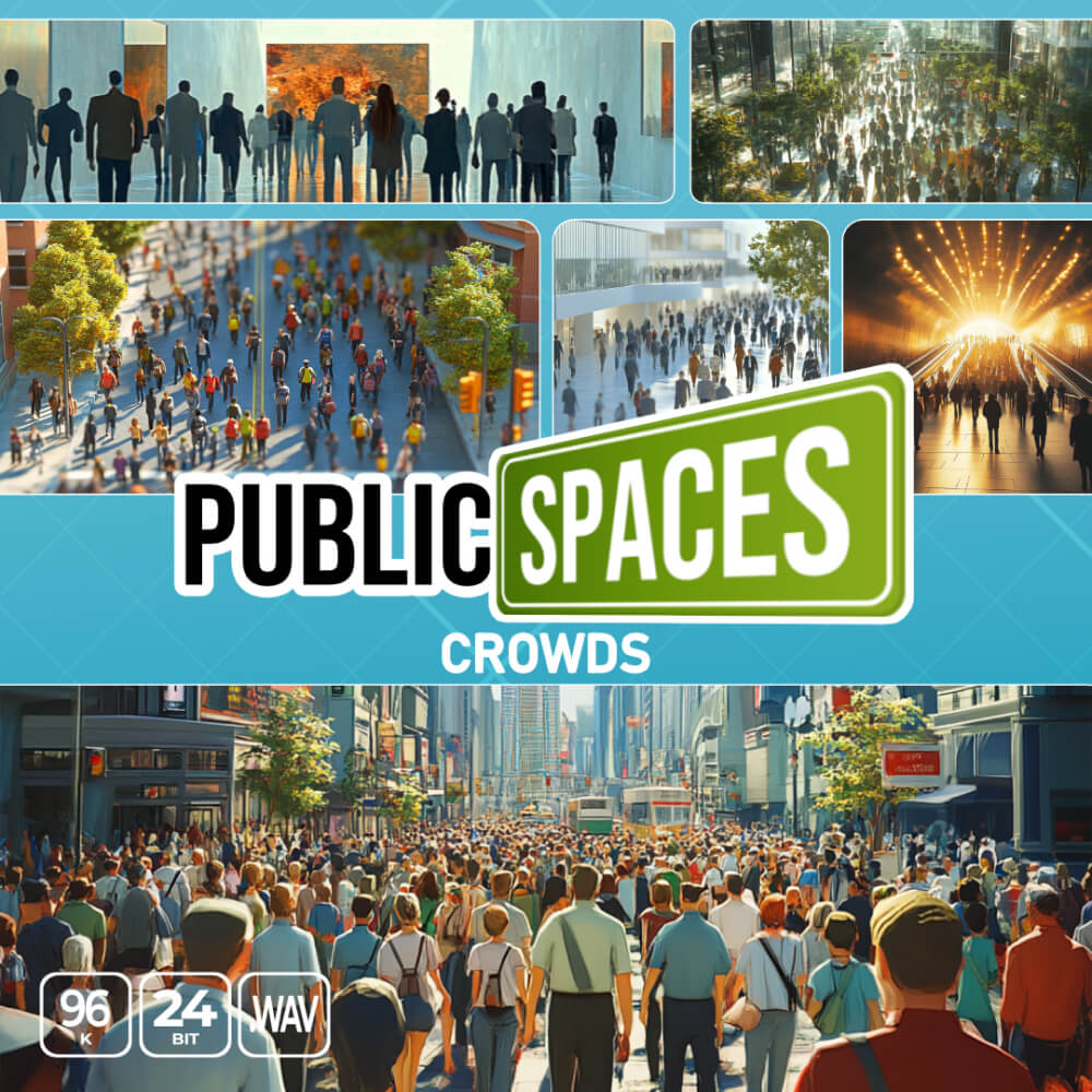 public spaces – crowds, walla and everyday ambiences