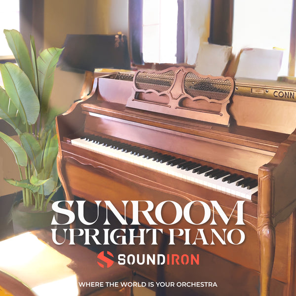 sunroom upright piano