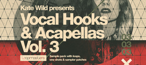 kate wild – vocal hooks & acapellas vol. 3
