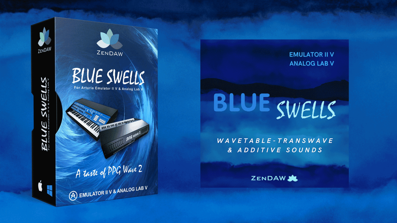 blue swells – emulator ii v & analog lab v