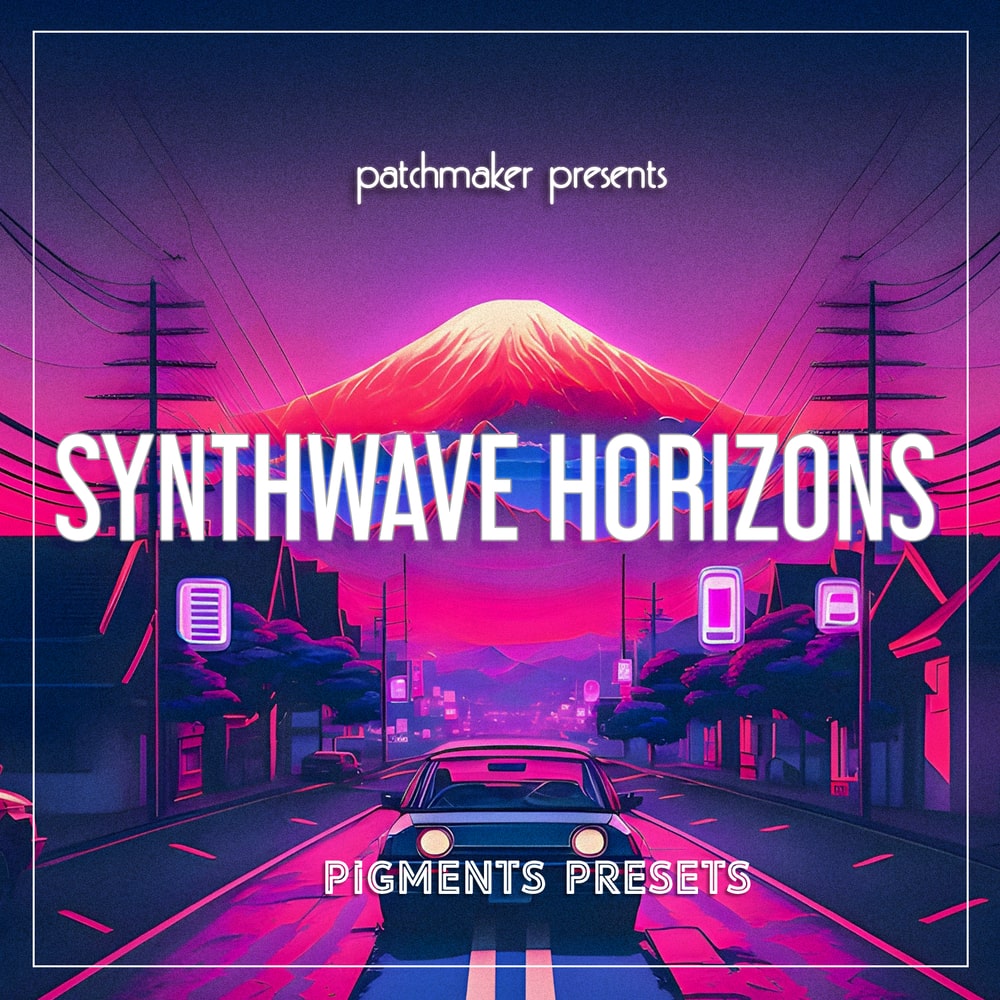 synthwave horizons – pigments