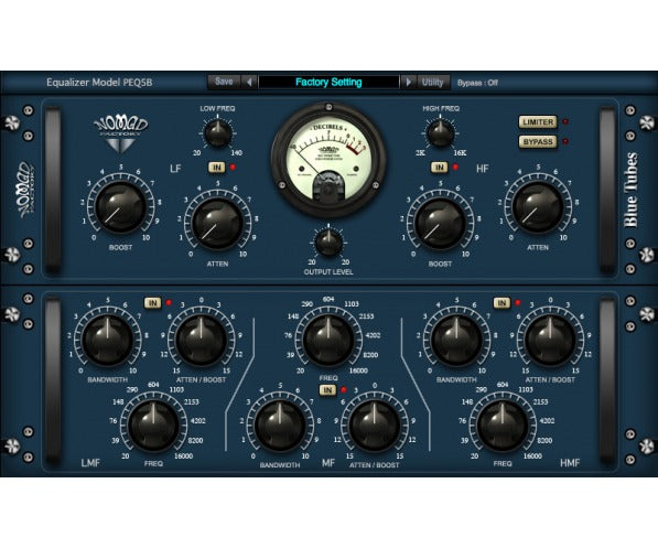 blue tubes equalizer peq5b
