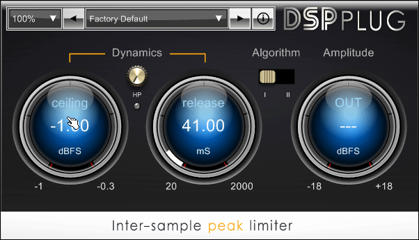 inter-samplepeaklimiter