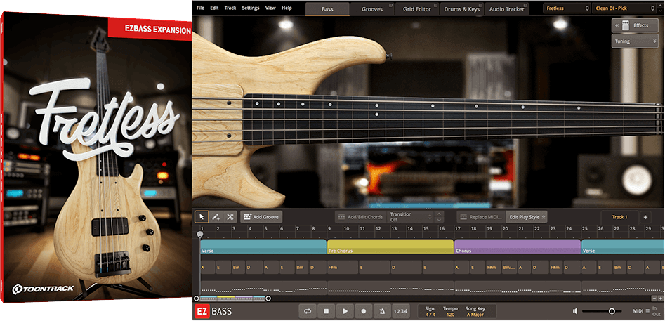 ebx: fretless