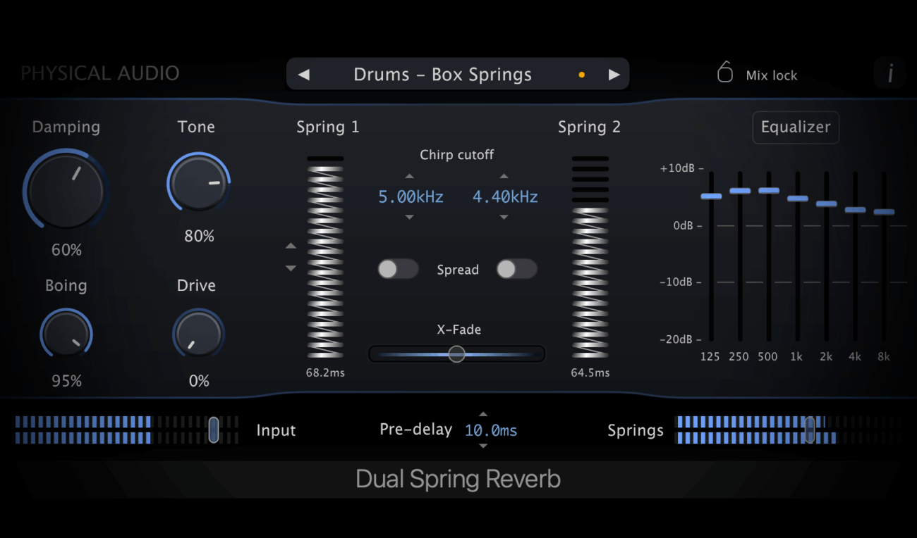 dual spring reverb