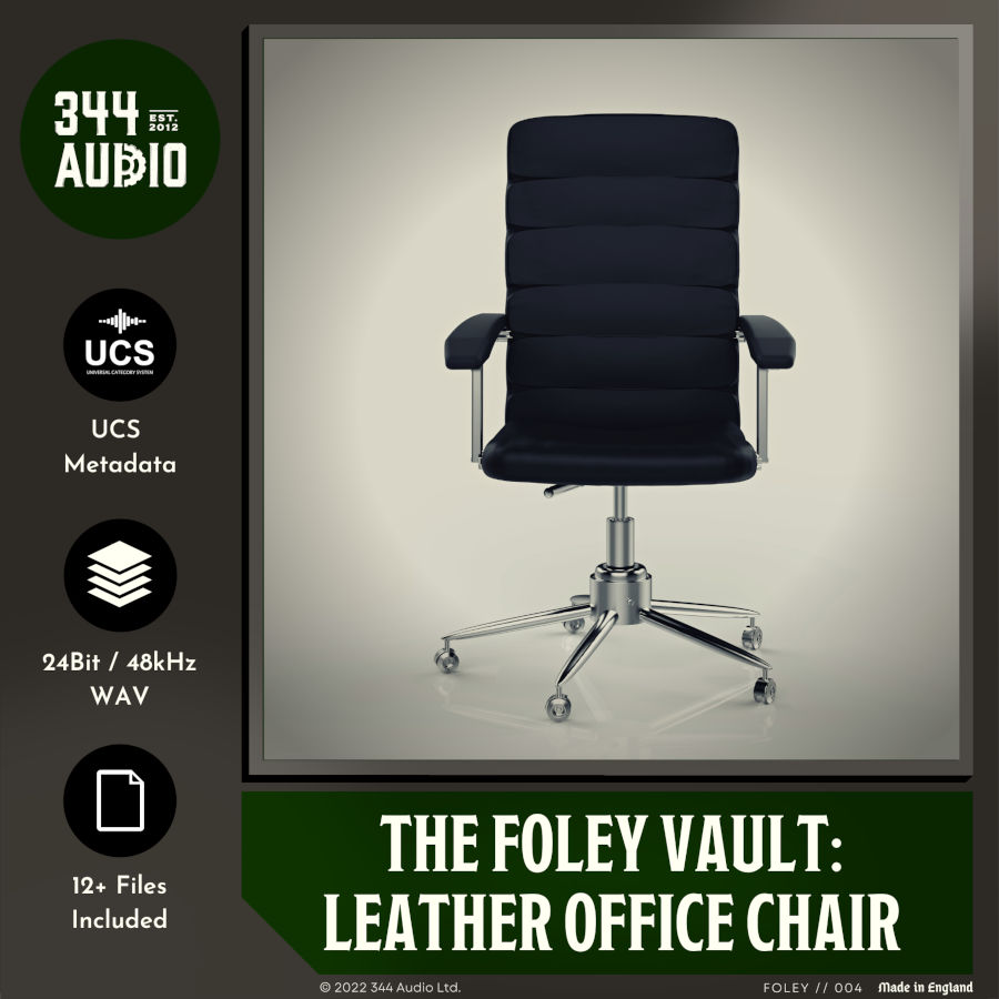 the foley vault: leather office chair