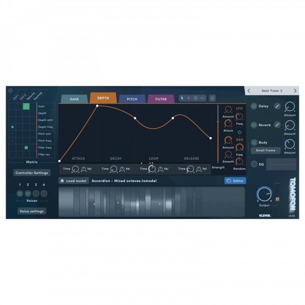 tomofon – real audio synth