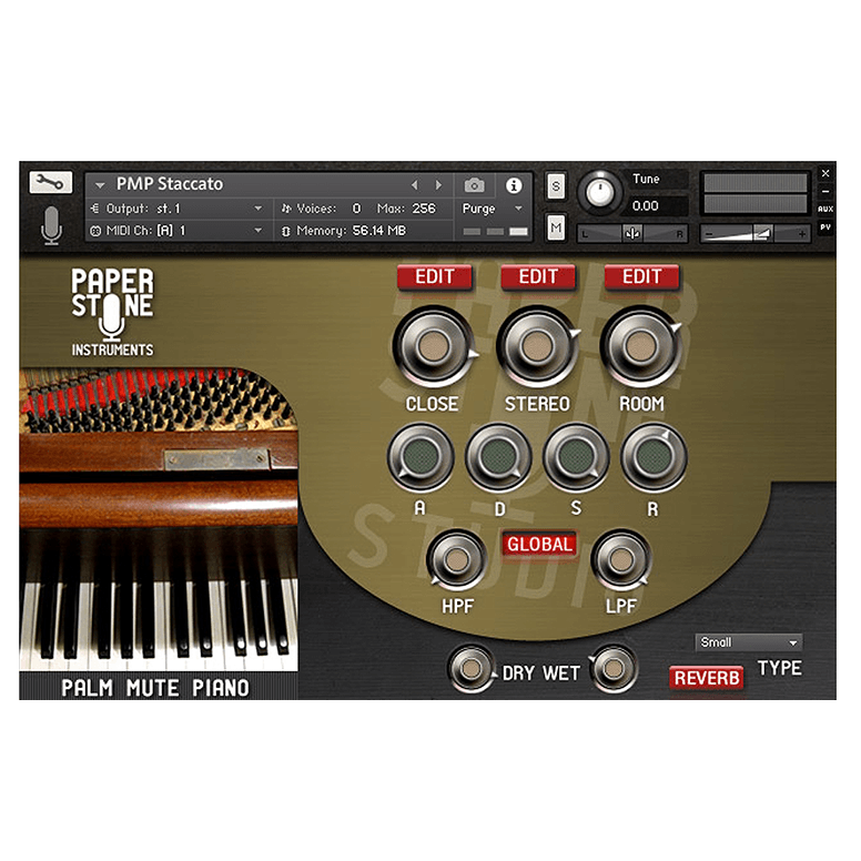 palm mute piano