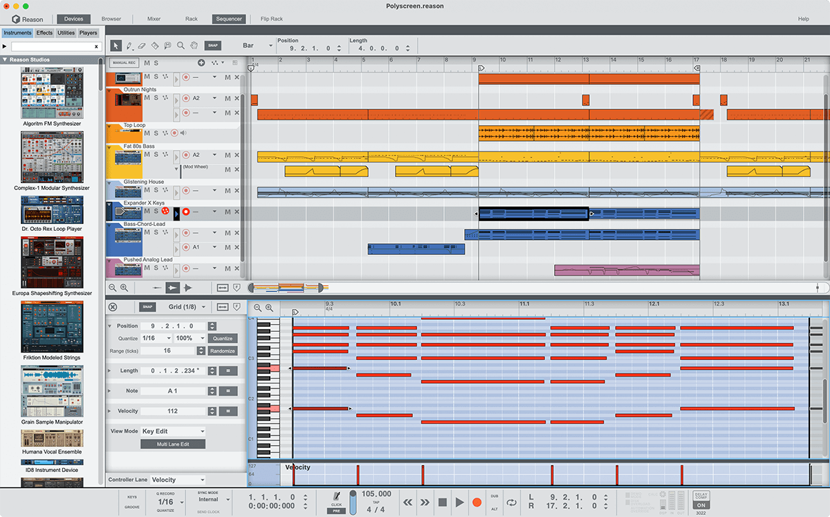 studios reason 13upgrade from reason intro, lite, essentials, limited, or adapted
