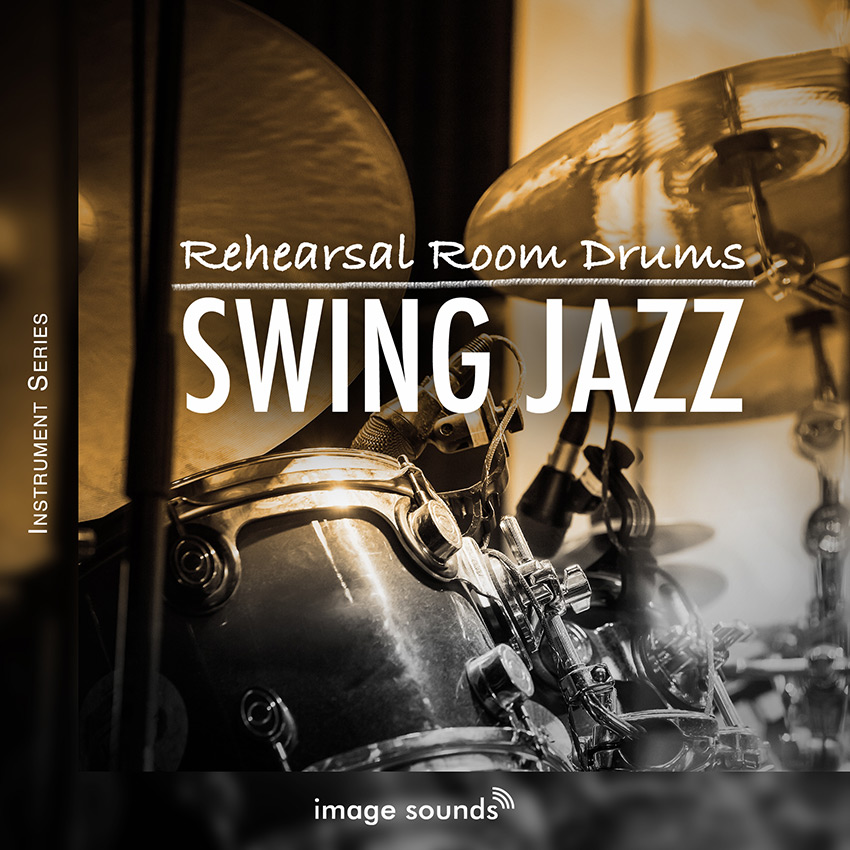 rehearsal room drums: swing jazz