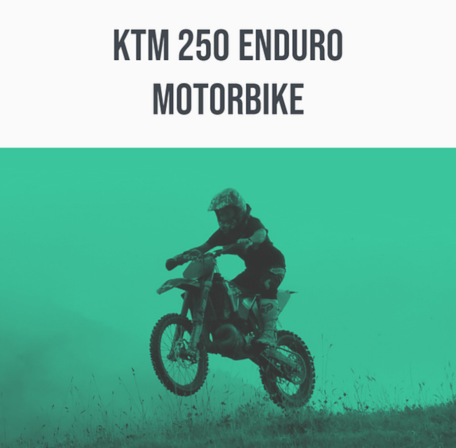 ktm 250 enduro motorbike