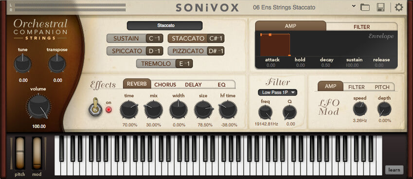 orchestral companion strings