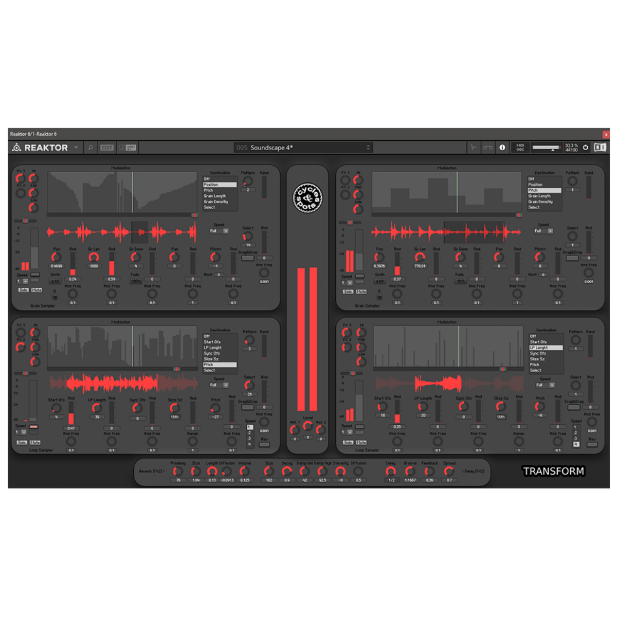 reaktor transform