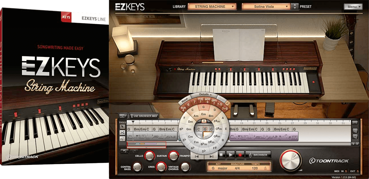 ezkeys string machine