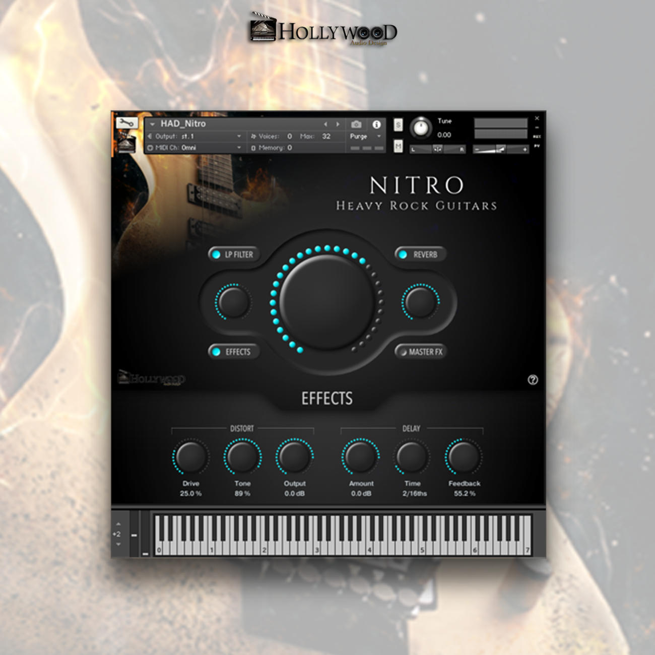 nitro heavy rock guitar