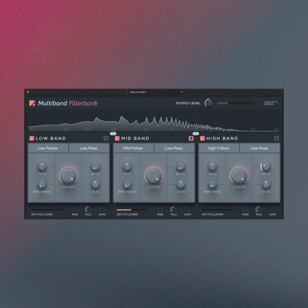 air music tech air multiband filterbank