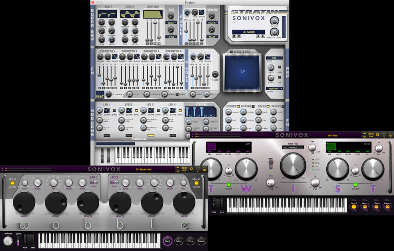stratum + 2 bonus plugins