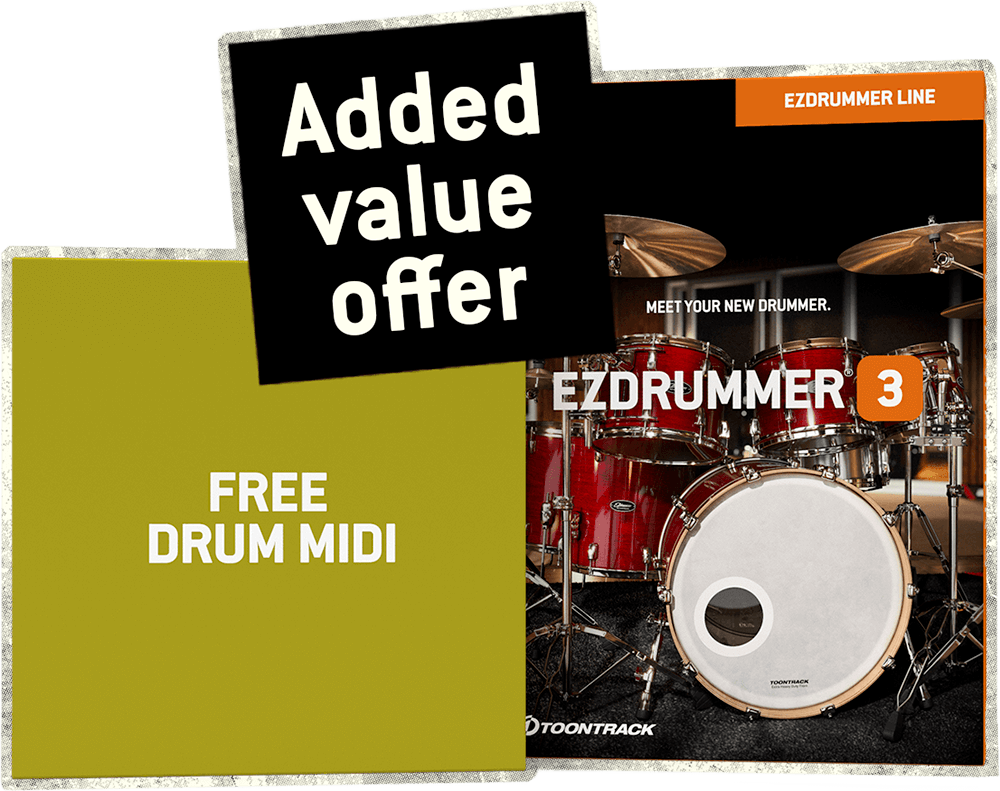 ezdrummer 3 + free drum midi pack