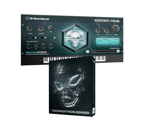 neurofunker xg6 & technotron sd422 bundle