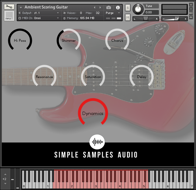 ambient scoring guitar