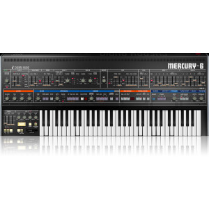 mercury-6 roland jupiter-6 synthesizer plugin