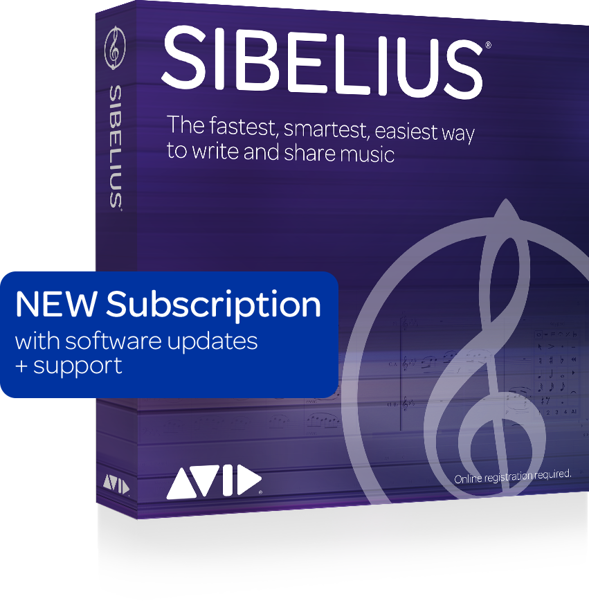 sibelius artist 1-year subscription