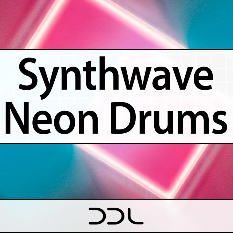 synthwave neon drums