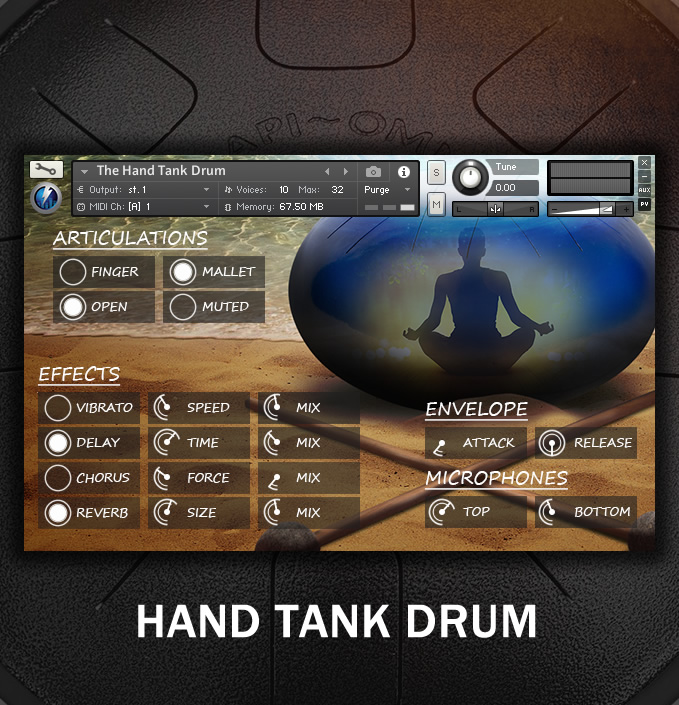 the hand tank drum