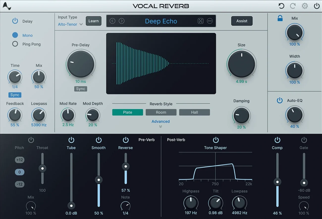 auto-tune vocal reverb