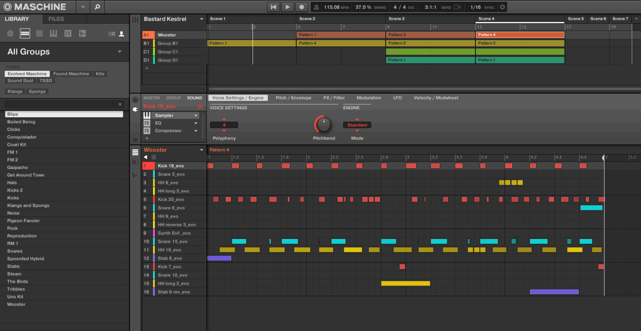 evolved maschine